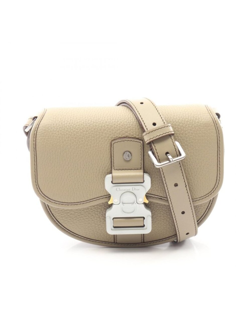 Dior Shoulder Bag Gallop Mini Beige Leather